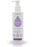 Kokoso Loción de aceite de coco orgánico Baby – Crema hidratante para bebés sin fragancia para piel seca, sensible, propensa al eccema y normal – 190ml