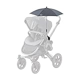 Maxi-Cosi Sombrilla Carrito bebe, sombrilla para silla de paseo, parasol flexible protección UV 40+, color essential graphite