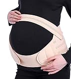 Itian Cinturón de embarazo - apoyo abdominal y lumbar para mujeres embarazadas (Rosa)