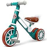 Bicicleta de Equilibrio para bebés 2 en 1: Bicicleta para bebés de 6 a 24 Meses, Bicicleta de Equilibrio Estable Durante 1 año, como Primera Bicicleta o Regalo de cumpleaños, Bicicleta de Juguete